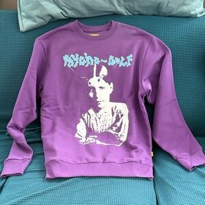 Psycho- golf Tyler the Creator Purple Men's Sweater